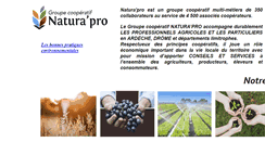 Desktop Screenshot of naturapro.fr